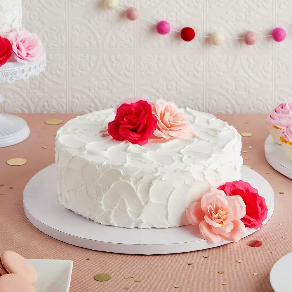 Juvale 14 Inch White Cake Drum Set For Baking Supplies, Round Cake Boards For Desserts (3 Pack) - Image 2