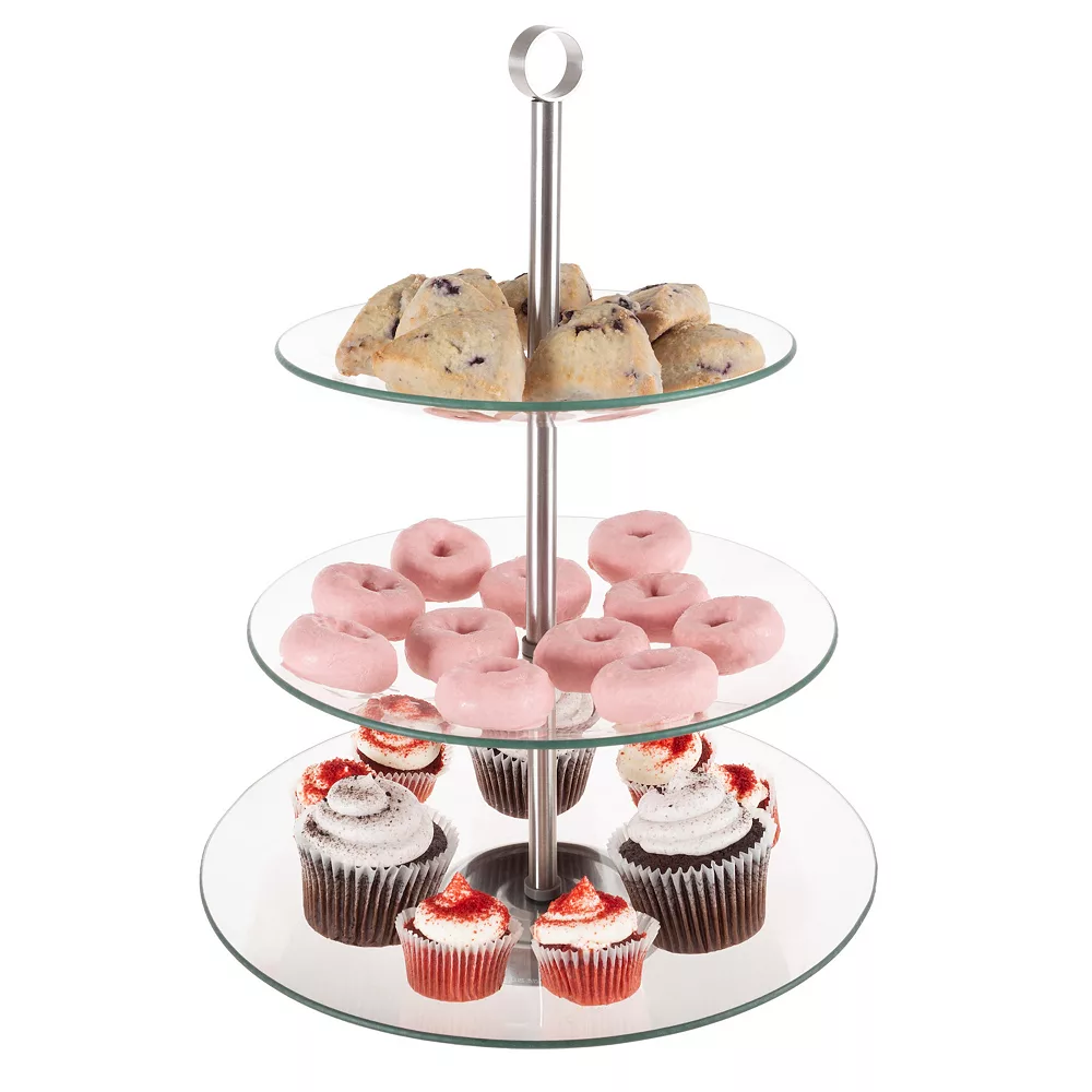 Classic Cuisine 3-Tier Dessert Stand 2 Classic Cuisine 3-Tier Dessert Stand